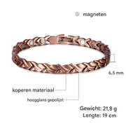 Dames Magnetische Armband – Visdesign, Geschikt voor Dagelijks Gebruik