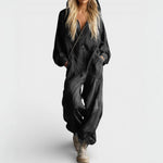 Dames Slim Fit Jumpsuit – Casual voor Dagelijks Gebruik, Met Rits en Elastische Taille
