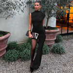 Marije | Dames Off-Shoulder Jurk – Flatterende Ruche – Asymmetrische Zoom – Elegante Pasvorm