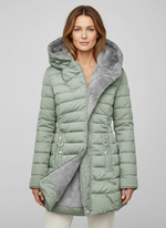 Dames Warme Lange Jas – Zwart, Gewatteerd, Ideaal voor Koude Seizoenen en Casual Outfits