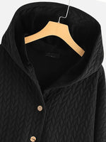 Dames Warme Wintermantel – Comfortabel, Waterafstotend, Casual voor Koud Weer
