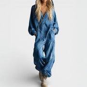 Dames Slim Fit Jumpsuit – Casual voor Dagelijks Gebruik, Met Rits en Elastische Taille