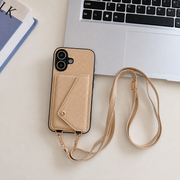 Crossbody Telefoonhoesje met Koord - Unisex