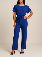 Dames Slim Fit Jumpsuit – Geschikt voor Casual en Werk, Met Rits en Zonder Sluiting