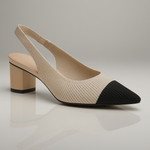 Slingback Hakken | Dames pumps met puntige neus en lage blokhak – elegant & comfortabel