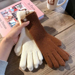 Gebreide Dames Handschoenen | Warme Handschoenen met Comfortabele Elastische Pasvorm