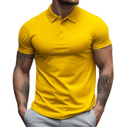Heren Slim Fit Polo – Casual, Geschikt voor Dagelijks Gebruik, Korte Mouwen