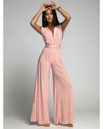 Hennie | Dames Jumpsuit – Getailleerde Taille – Wijde Pijpen – Mouwloos – Ademend Comfort