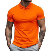 Heren Slim Fit Polo – Casual, Geschikt voor Dagelijks Gebruik, Korte Mouwen