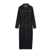 Eveline Denim Dress | Dames Spijkerjurk met Getailleerde Pasvorm en Tijdloos Design