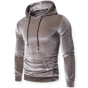 Heren Hoodie Capuchon Trekkoord - Sportieve Sweater met Kangoeroezak