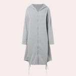 Hoodie vest dames | Comfortabele outerwear met lange mouwen en tijdloos design