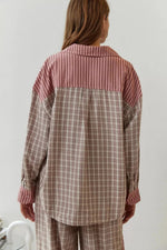 Elise Pyjama Set | Dames comfy loungewear met knoopdetail en trekkoordbroek