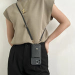 Crossbody Telefoonhoesje met Koord - Unisex