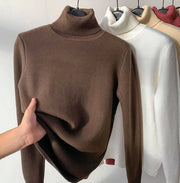 Luxe Wintertrui | Dames trui met fluwelen voering en zachte katoenmix