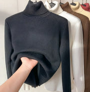 Luxe Wintertrui | Dames trui met fluwelen voering en zachte katoenmix