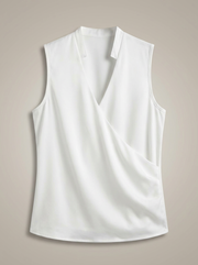 Dames Slim Fit T-Shirt – Met V-Hals en Korte Mouwen voor Casual Gebruik