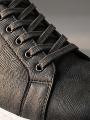 Heren Casual Sneakers – Laag, Vetersluiting, Ronde Neus, Geschikt voor Dagelijks Gebruik