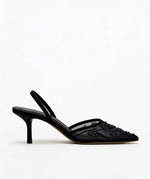 Dames Slim Fit Heels – Geschikt voor Feestelijke Gelegenheden, Met Borduursels