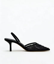 Dames Slim Fit Heels – Geschikt voor Feestelijke Gelegenheden, Met Borduursels