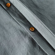 Heren Slim Fit Overhemd – Casual voor Dagelijks Gebruik, Met Knopen en Lange Mouwen