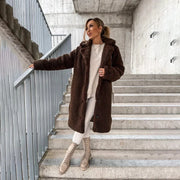 Lange Teddy Jas | Dames winterjas met luxe uitstraling en ultieme warmte