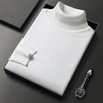 Heren Coltrui Slim Fit met Ribgebreide Kraag en Manchetten