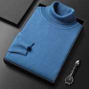 Heren Coltrui Slim Fit met Ribgebreide Kraag en Manchetten