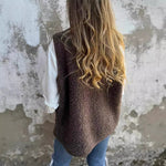 Mouwloos Vest Bruin | Damesvest met klassiek ontwerp en veelzijdige stijl