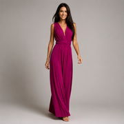Hennie | Dames Jumpsuit – Getailleerde Taille – Wijde Pijpen – Mouwloos – Ademend Comfort