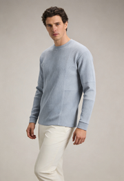 Heren Slim Fit Trui – Met Ronde Hals en Lange Mouwen voor Casual Gebruik