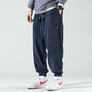 Heren Slim Fit Broek – Geschikt voor Casual en Werk, Met Elastische Taille en Rits