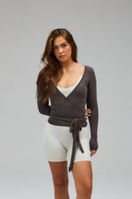 Lichaamssculptuurvest bruin voor dames | Shapewear vest met compressie en onzichtbare pasvorm