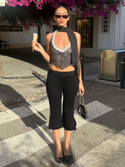 Dames Slim Fit Broek – Hoge Taille, Geschikt voor Casual en Dagelijks Gebruik