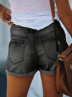 Hildeke | Dames ripped denim shorts – stoere zomerse essential