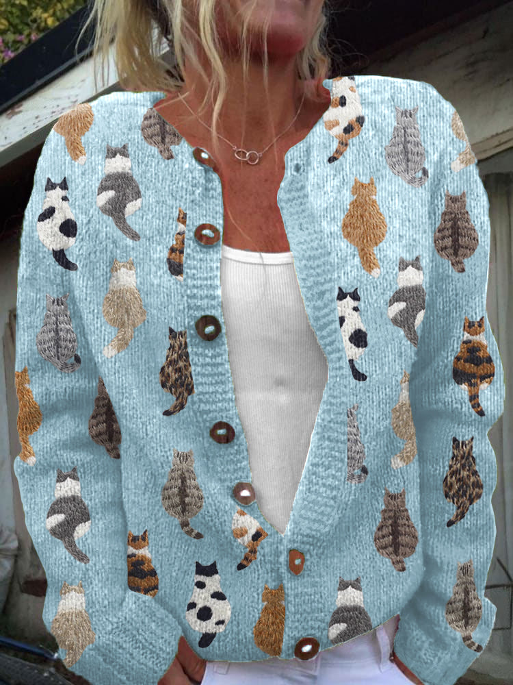 Mariska | De Kattenprint Cardigan