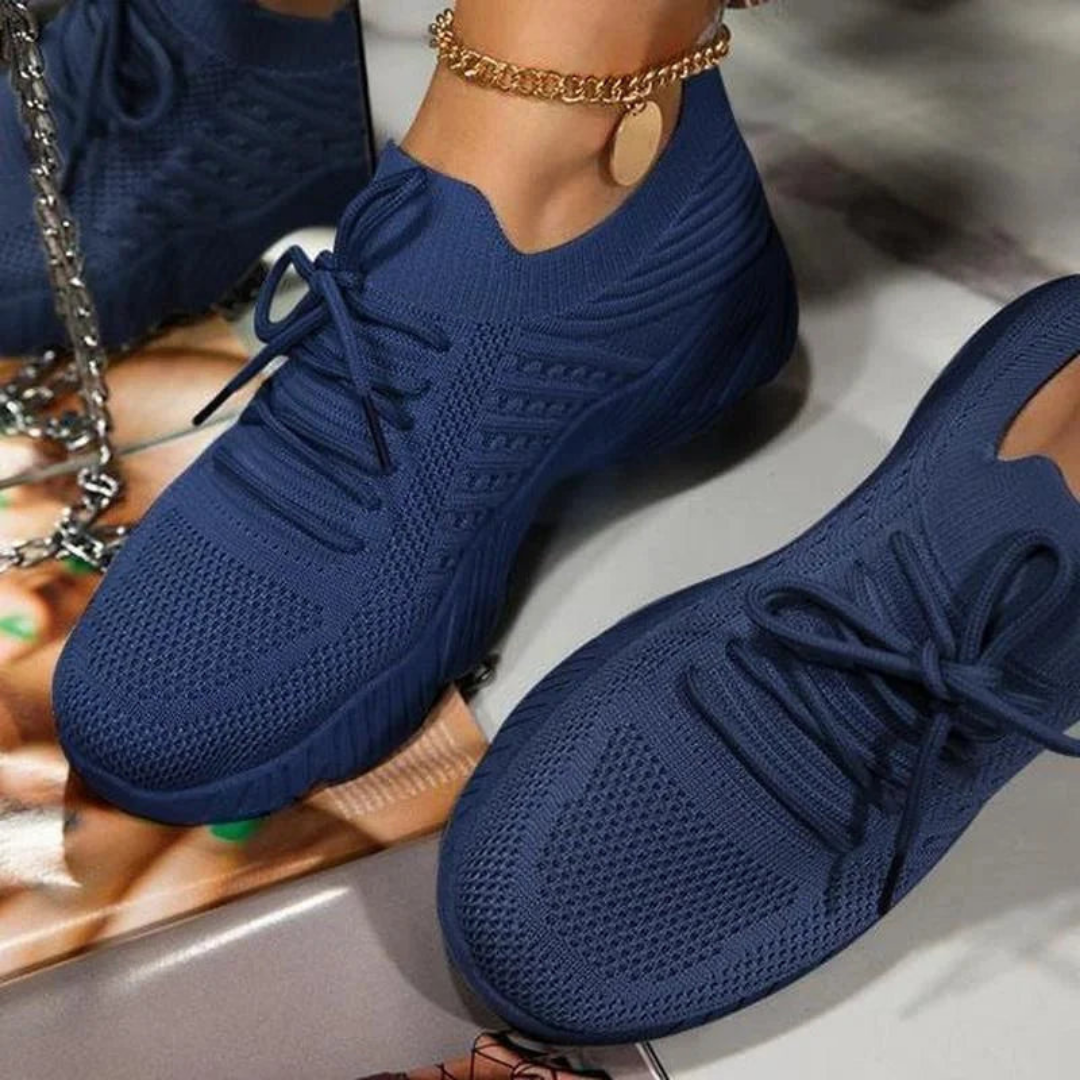 Truus - Alle Seizoenen Mesh Vetersneakers