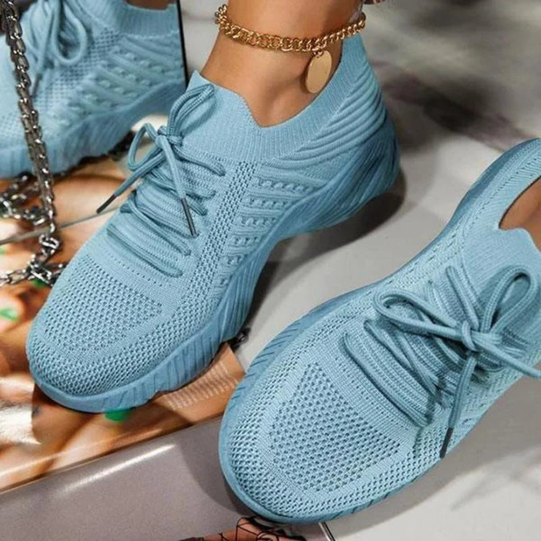 Truus - Alle Seizoenen Mesh Vetersneakers