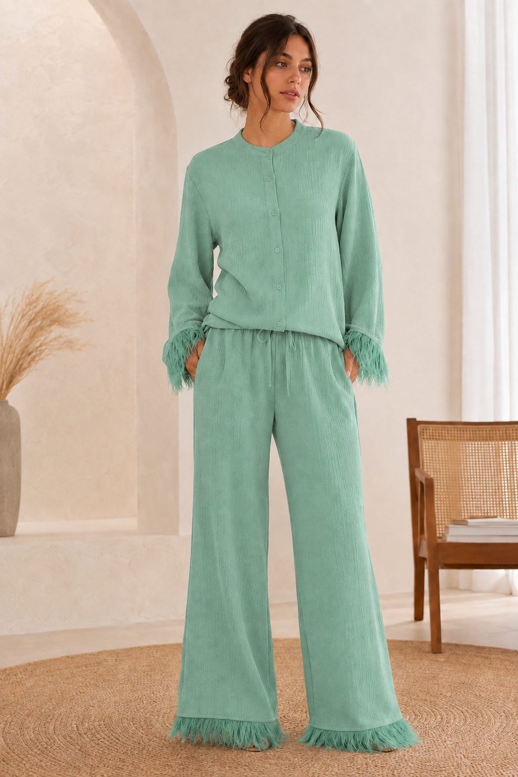 Henley - Luxe Glitter Set met Veren