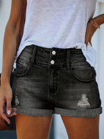 Hildeke | Dames ripped denim shorts – stoere zomerse essential
