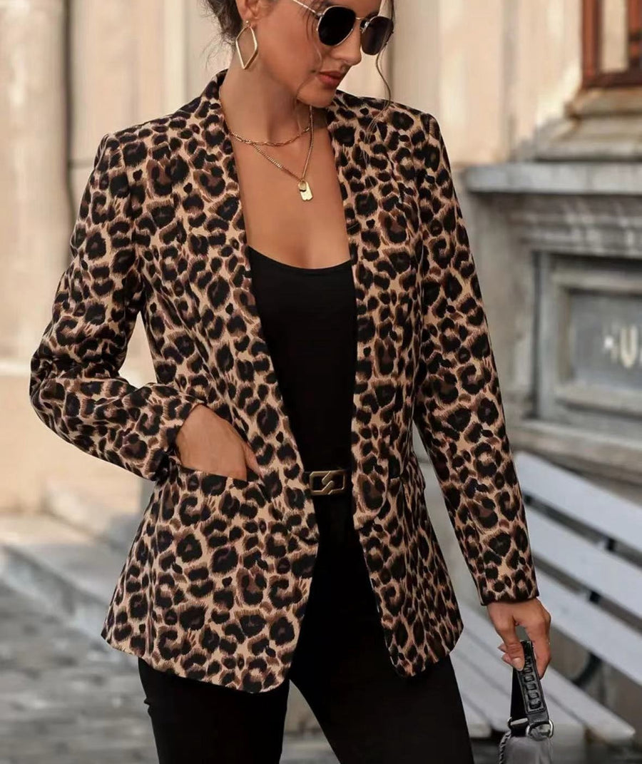Merced - Luipaard blazer