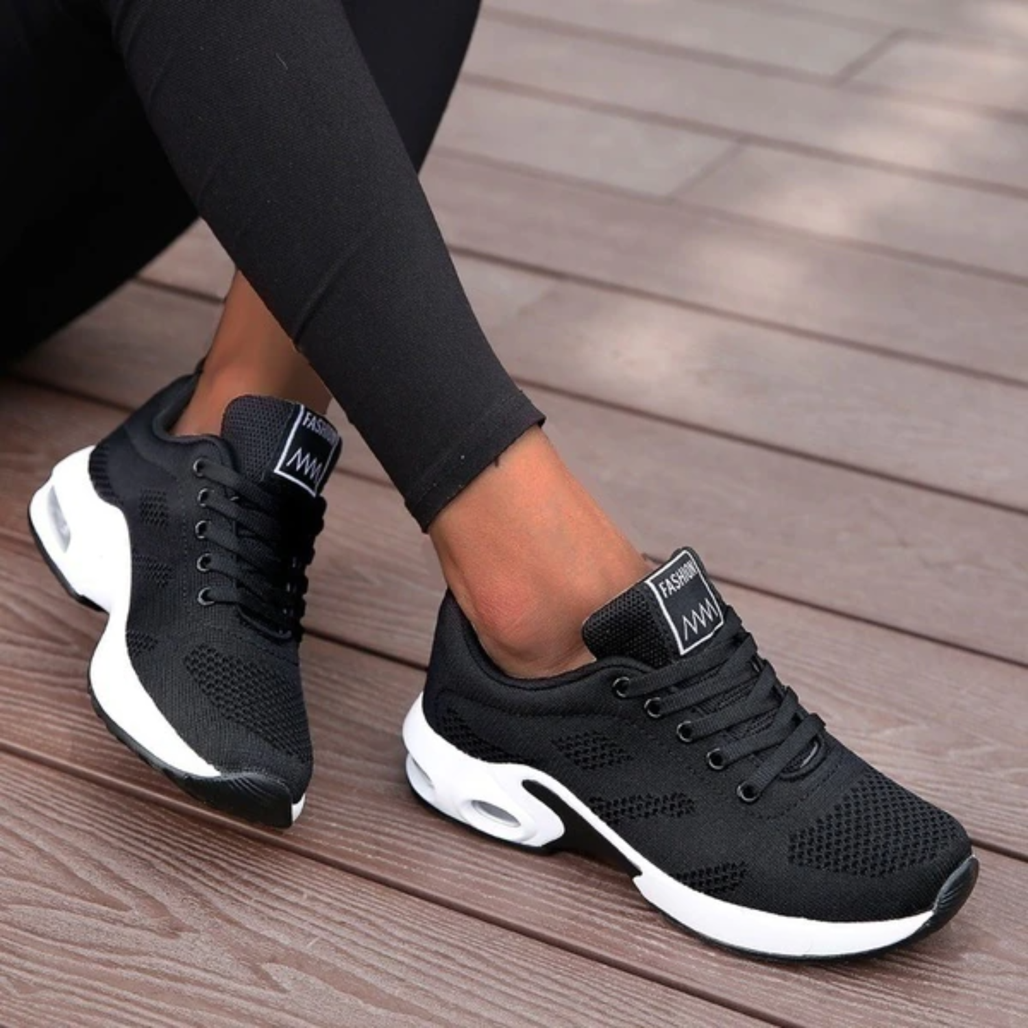 Dames Wandel- en Werkschoenen – Lichtgewicht Sneakers met Orthopedische Zool & Air Cushion