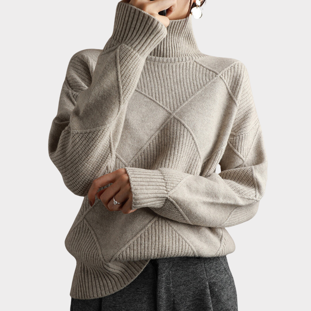 Elisabetta | Dames Coltrui, 100% Kasjmier, Warm & Elegant
