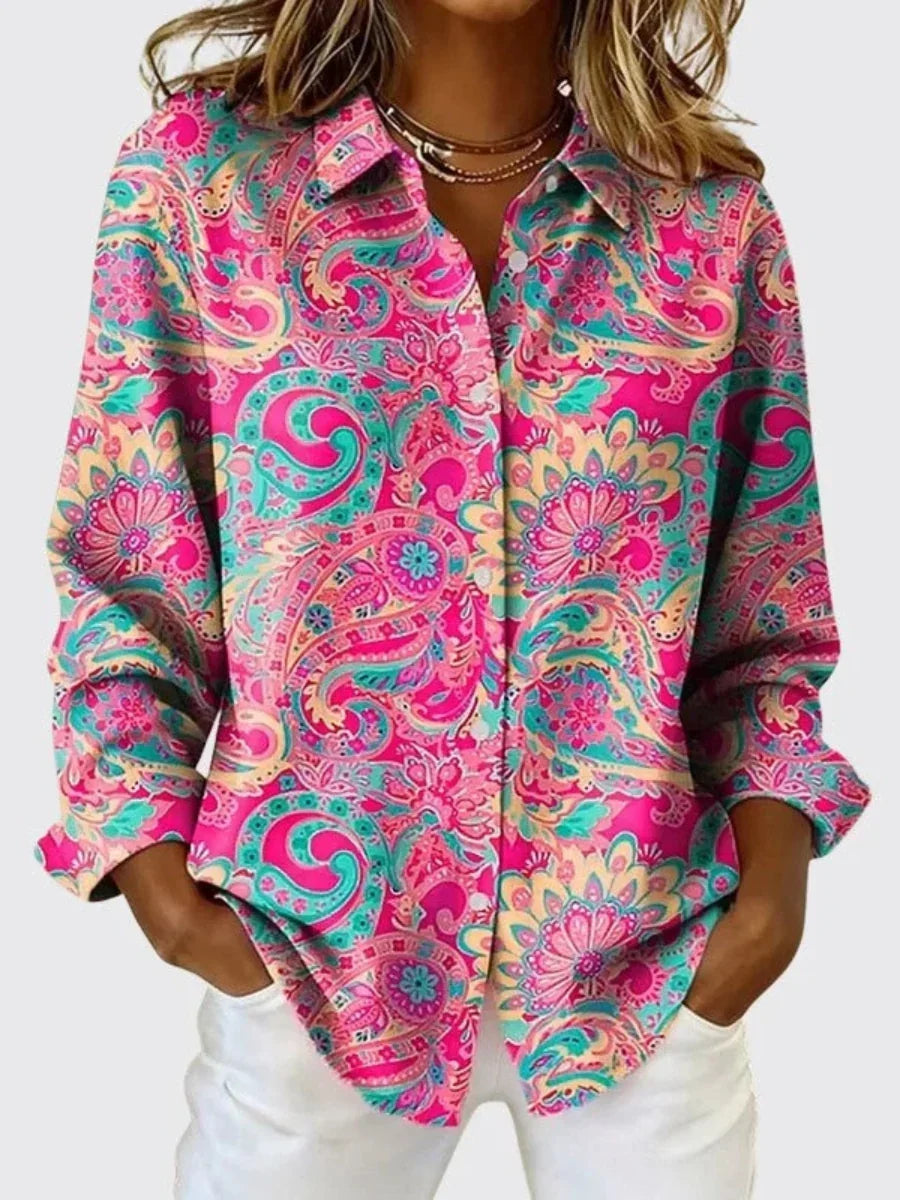 Hester - Premium Paisley Blouse