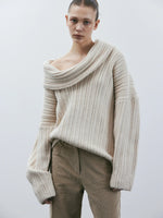 Oversized Wollen Trui | Dames Trui met Ademend Warmtecomfort en Klassiek Breipatroon