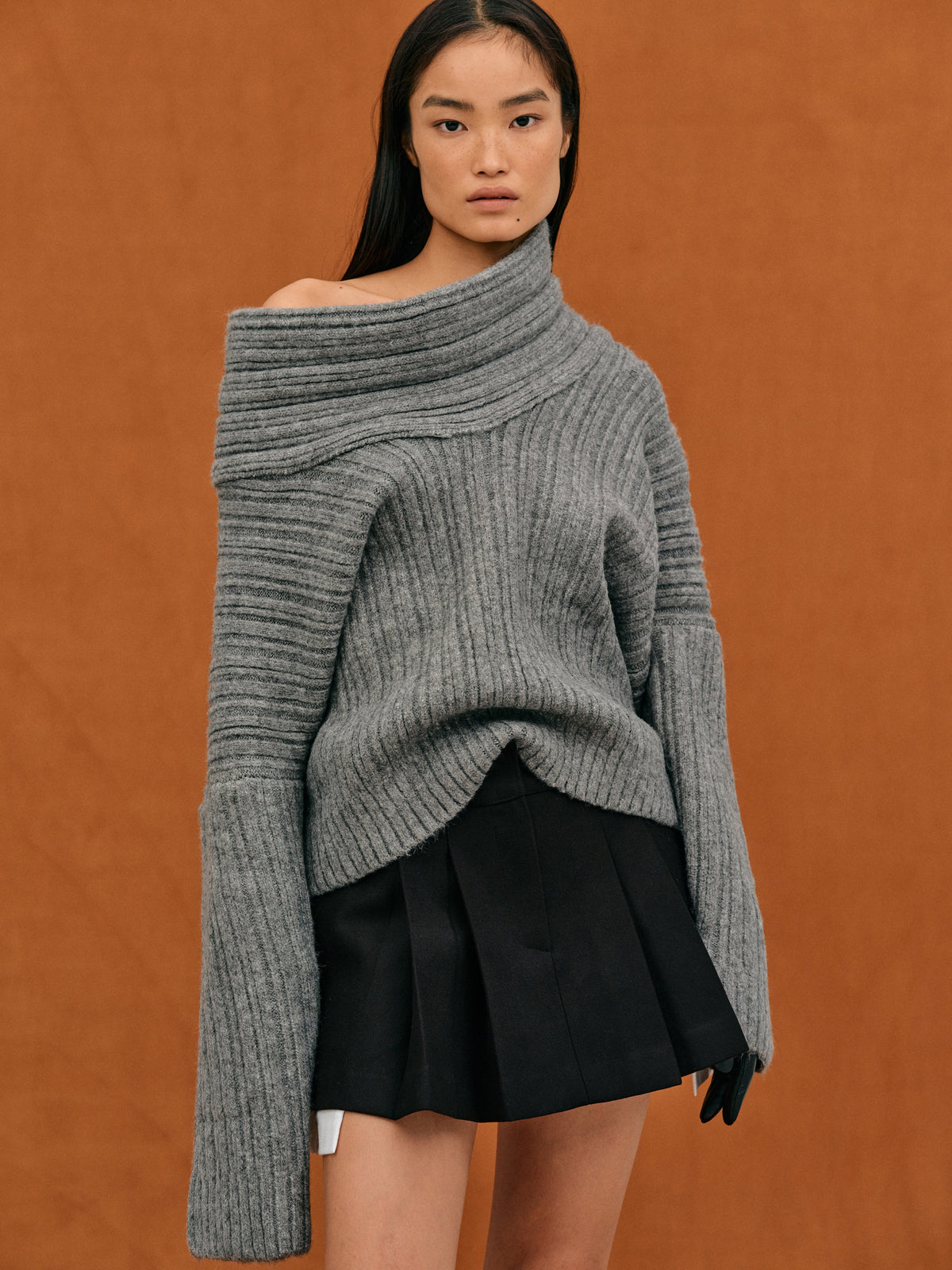 Oversized Wollen Trui | Dames Trui met Ademend Warmtecomfort en Klassiek Breipatroon