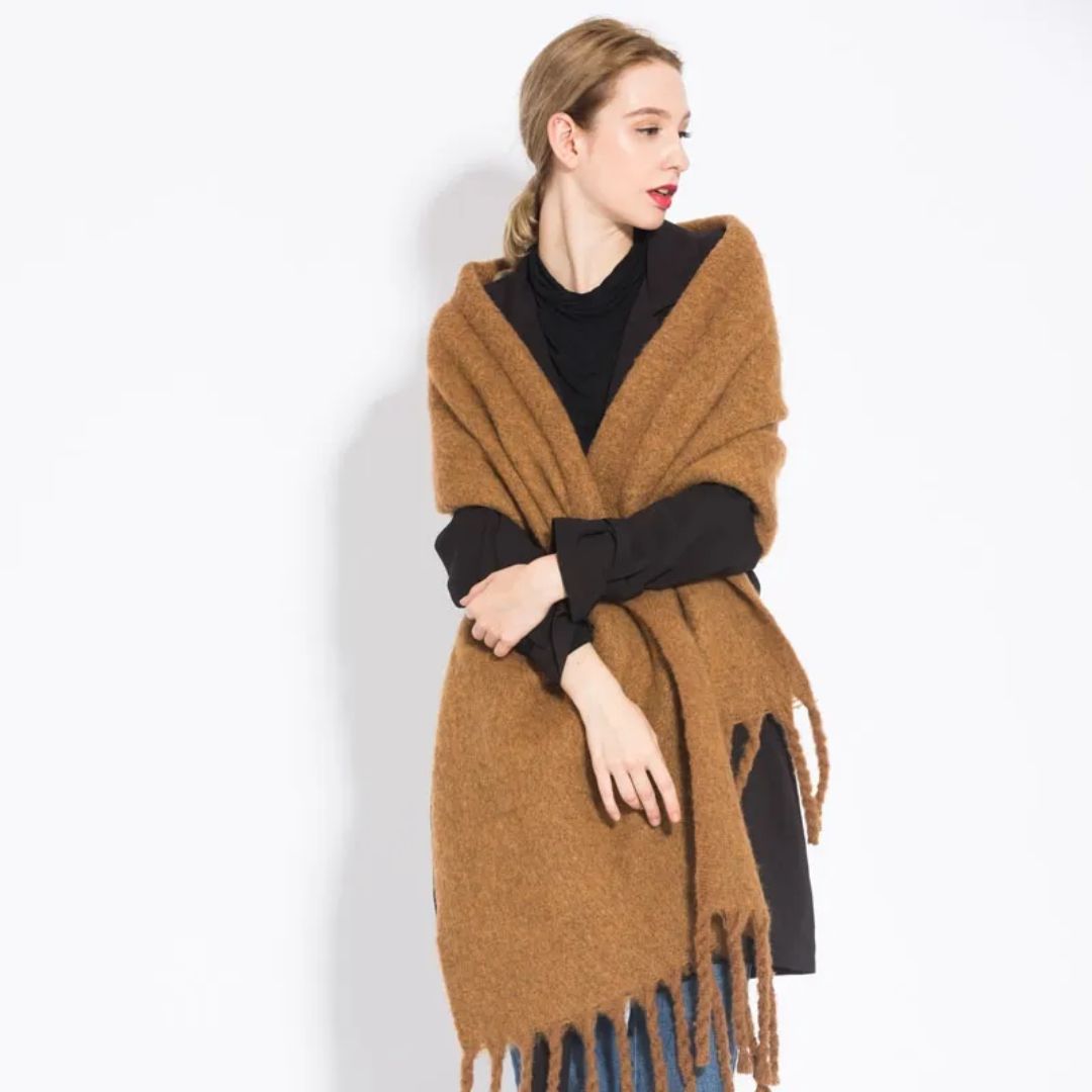 Silvy Pastel Sjaal | Dames Sjaal met Warme Zachte Stof en Elegante Pasteltinten
