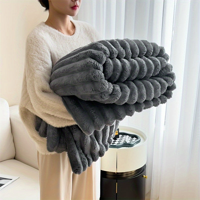 Luxe Pluche Deken | Dubbel-laagse fleece deken voor ultiem comfort in elk seizoen