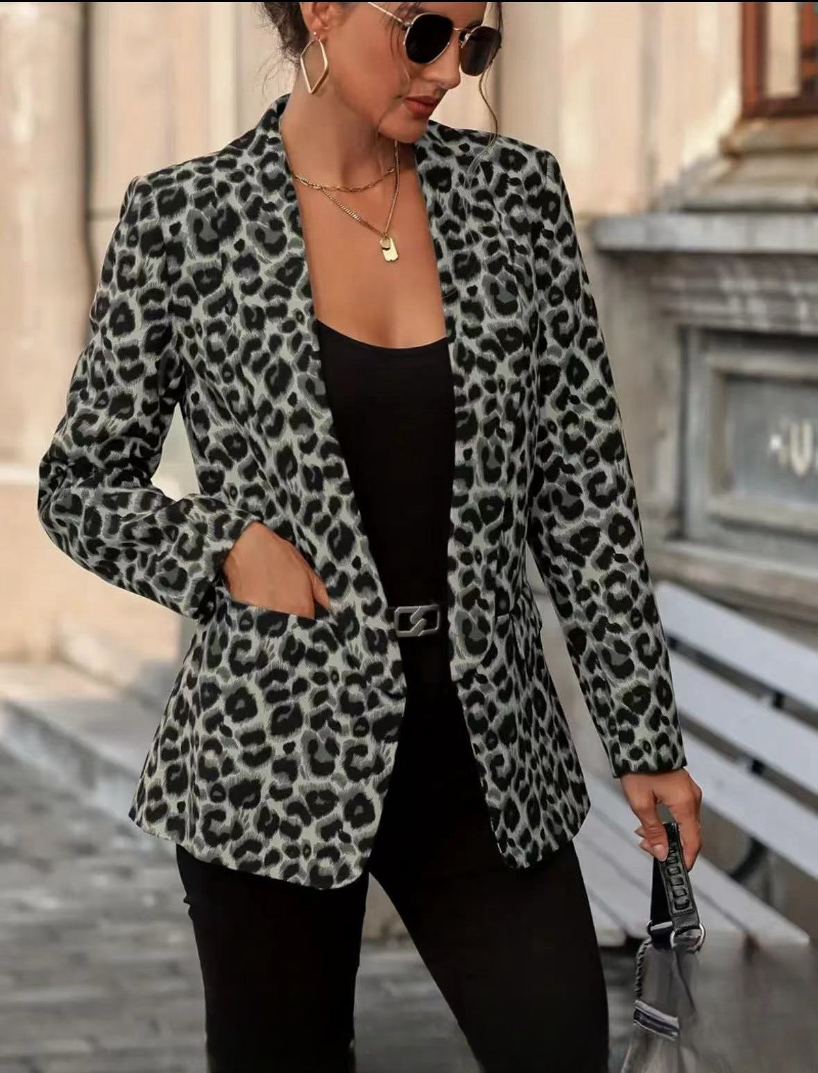 Merced - Luipaard blazer