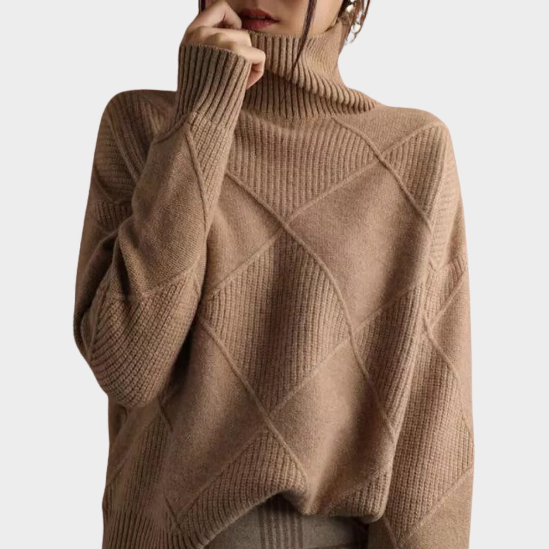 Elisabetta | Dames Coltrui, 100% Kasjmier, Warm & Elegant